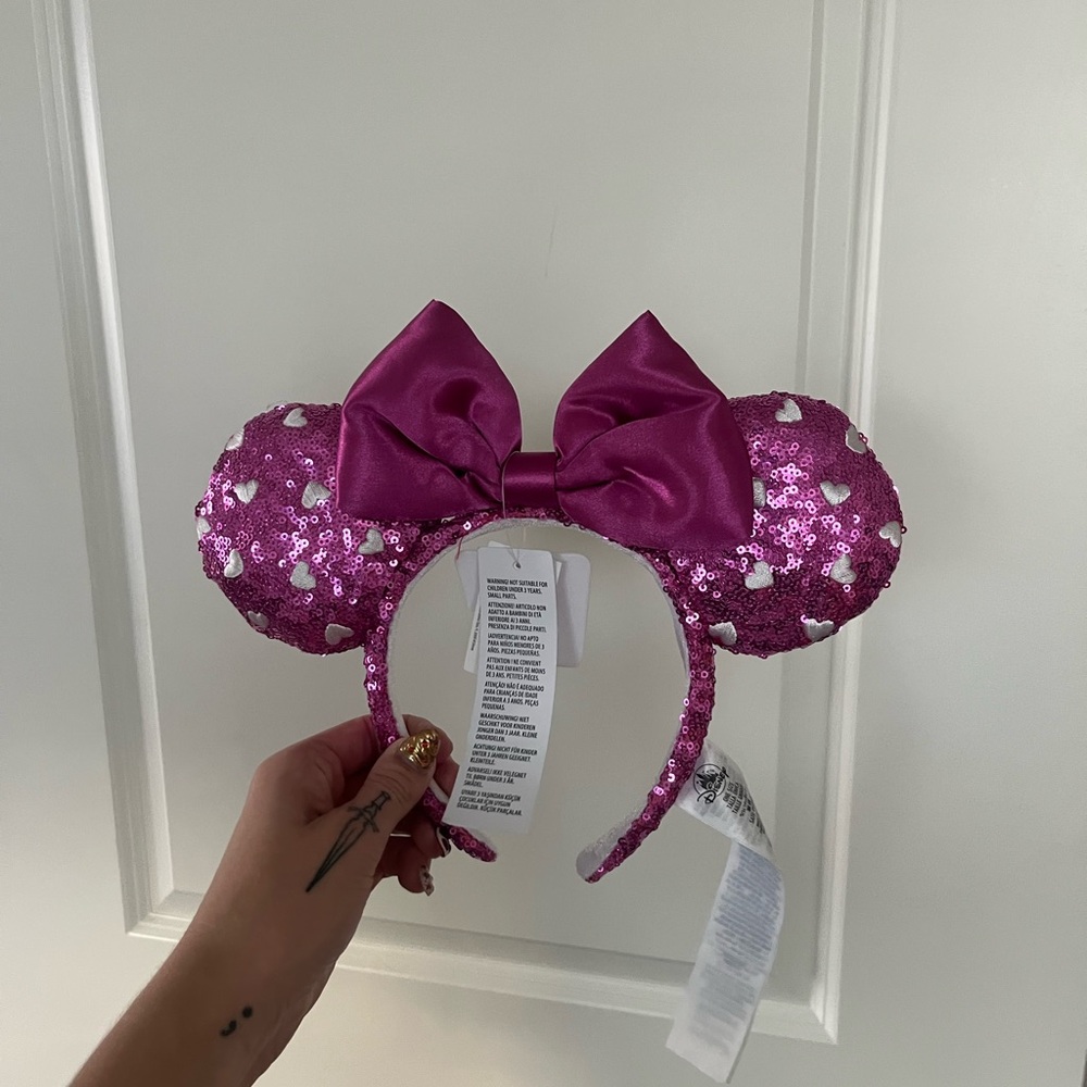 Disney Sequined heart ears